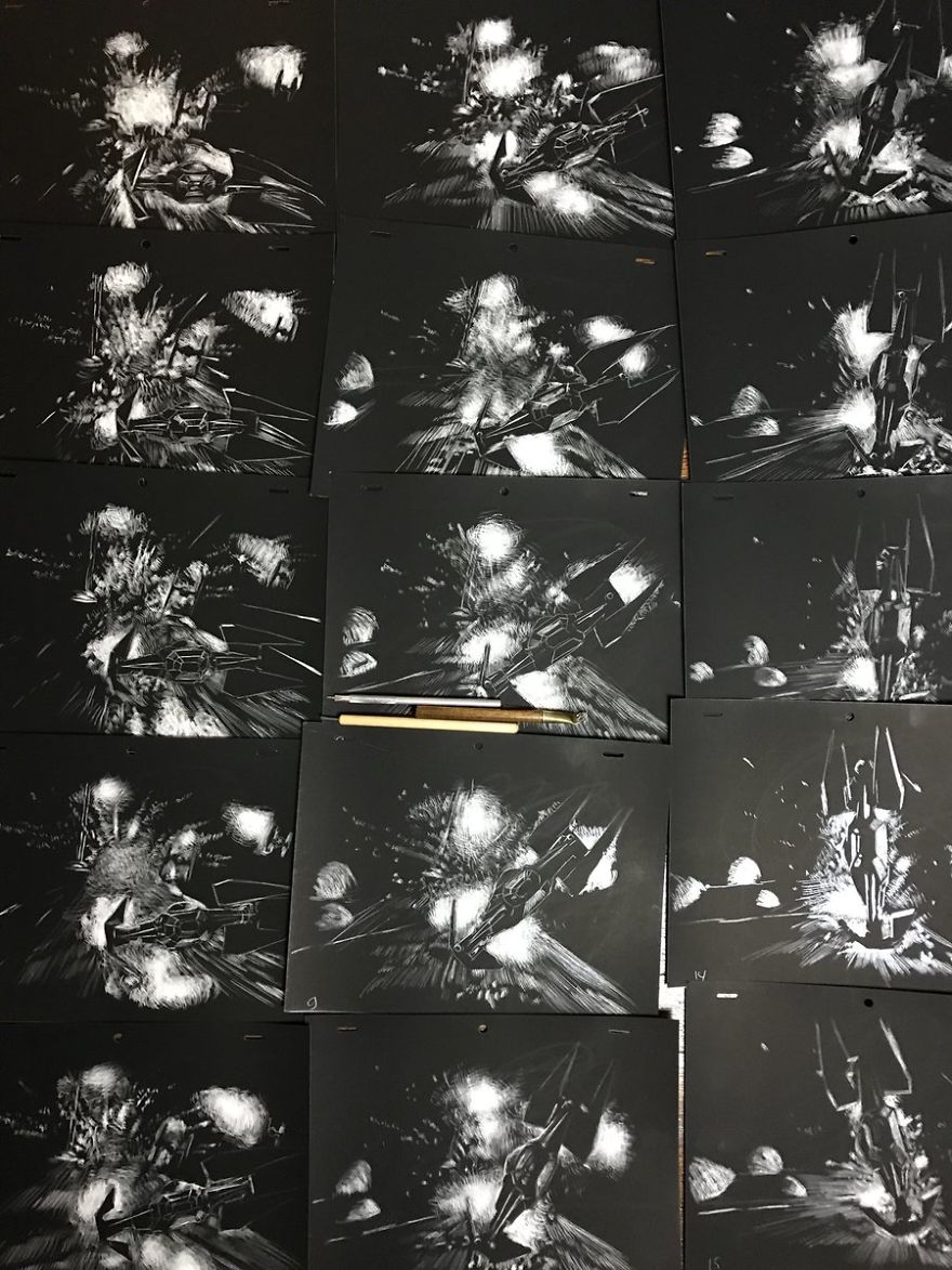 Remaking Star Wars – The Last Jedi Trailer With Scratchboard Arts Remaking Star Wars – The Last Jedi Trailer With Scratchboard Arts