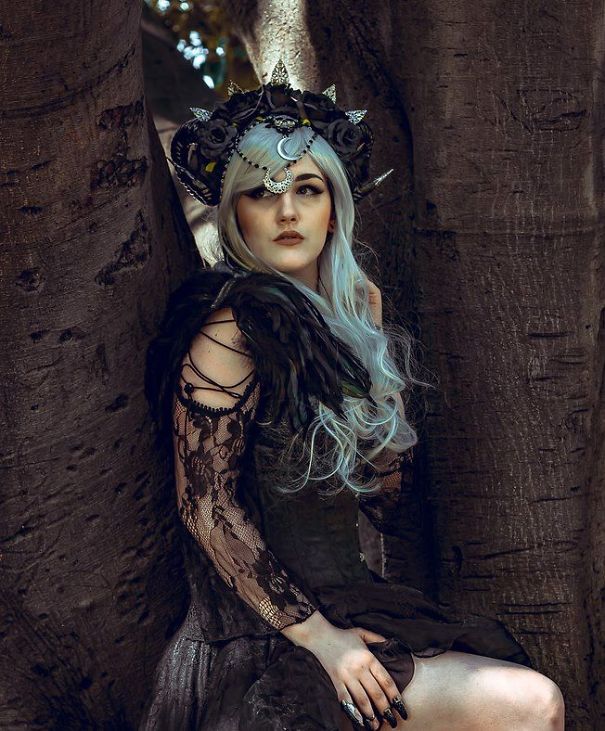 I Make Fantasy Headdresses And My Friend Photographs Them I Make Fantasy Headdresses And My Friend Photographs Them