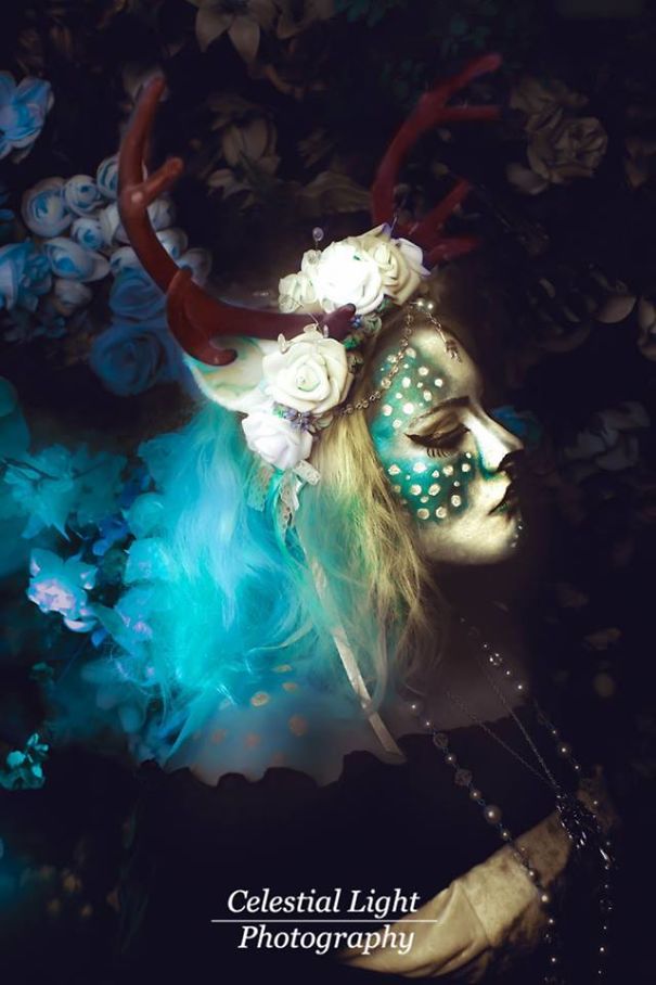 I Make Fantasy Headdresses And My Friend Photographs Them I Make Fantasy Headdresses And My Friend Photographs Them