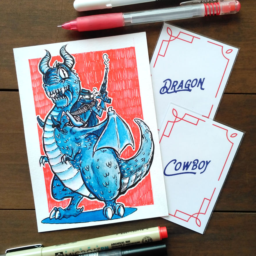 I Made Illustrations From Random Word Combinations I Made Illustrations From Random Word Combinations