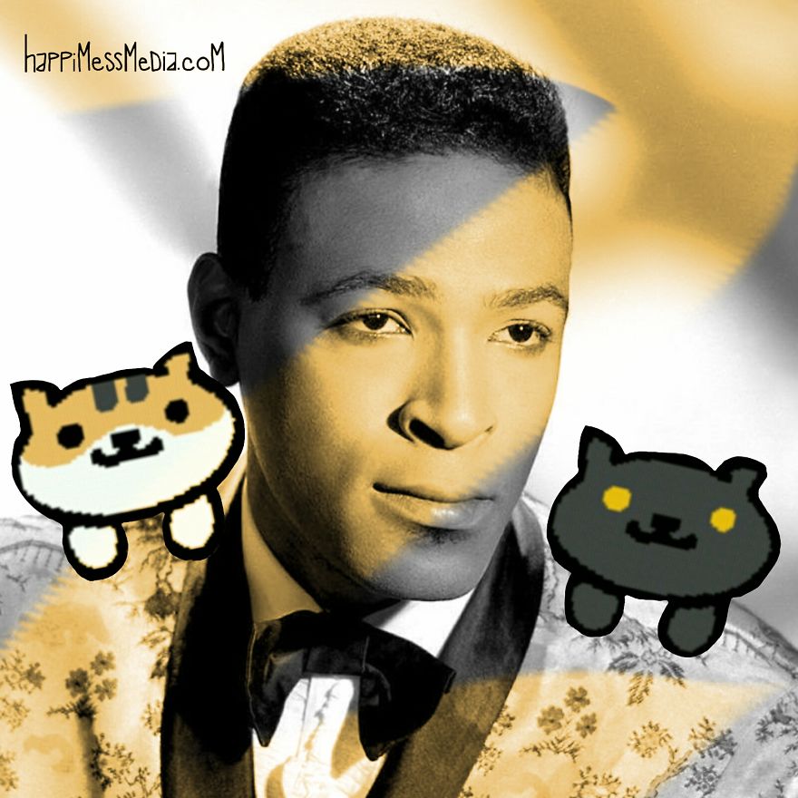 Vintage Hollywood Meets Neko Atsume  Featured In Doodle Series