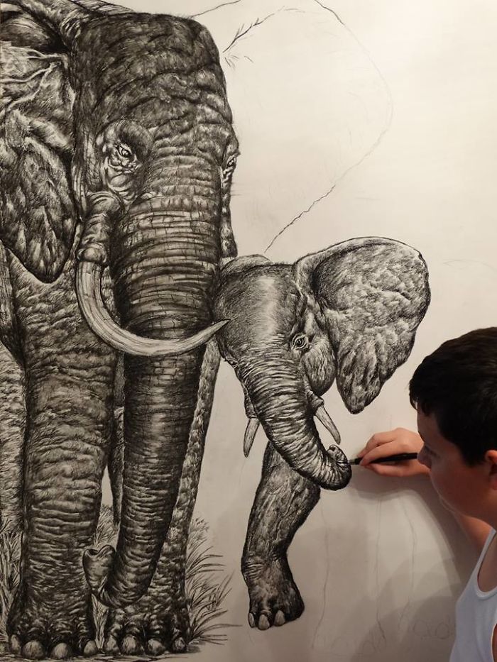 15-Year-Old Boy Prodigy Creates Animal Drawings From Memory, And They’re Even More Impressive From Up-Close 15-Year-Old Boy Prodigy Creates Animal Drawings From Memory, And They’re Even More Impressive From Up-Close