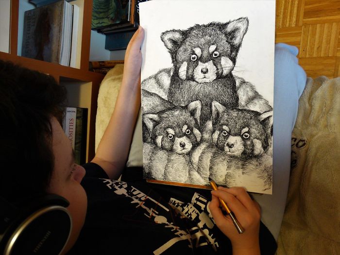 15-Year-Old Boy Prodigy Creates Animal Drawings From Memory, And They’re Even More Impressive From Up-Close 15-Year-Old Boy Prodigy Creates Animal Drawings From Memory, And They’re Even More Impressive From Up-Close
