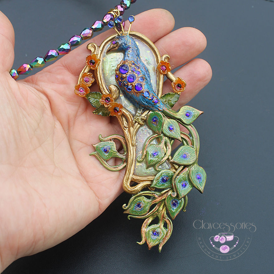 I Use Polymer Clay To Create Unique Art Jewellery