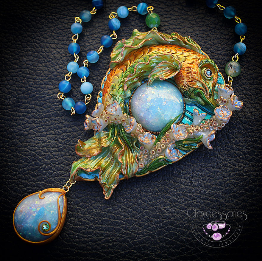 I Use Polymer Clay To Create Unique Art Jewellery