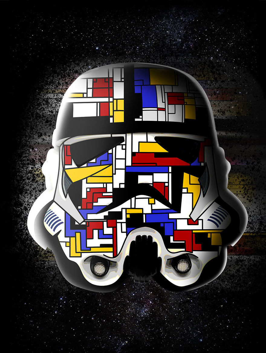 We Combinined Stormtrooper Helmets With A Variety Of Fun Themes Using Photoshop We Combinined Stormtrooper Helmets With A Variety Of Fun Themes Using Photoshop