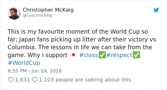 Japanese And Senegalese Football Fans Show The World How To Be The Best Guests Ever