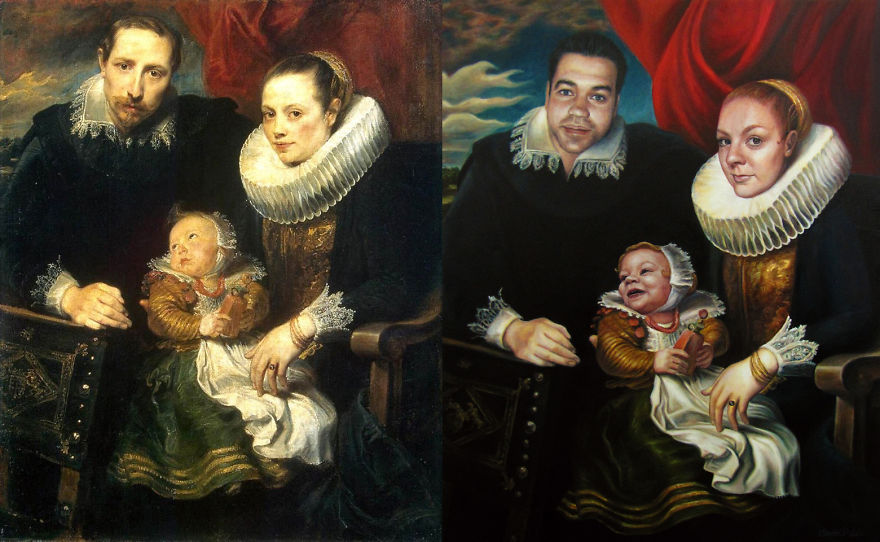 Oil Painting Parodies: Swapping Heads Using Old Paintings Oil Painting Parodies: Swapping Heads Using Old Paintings