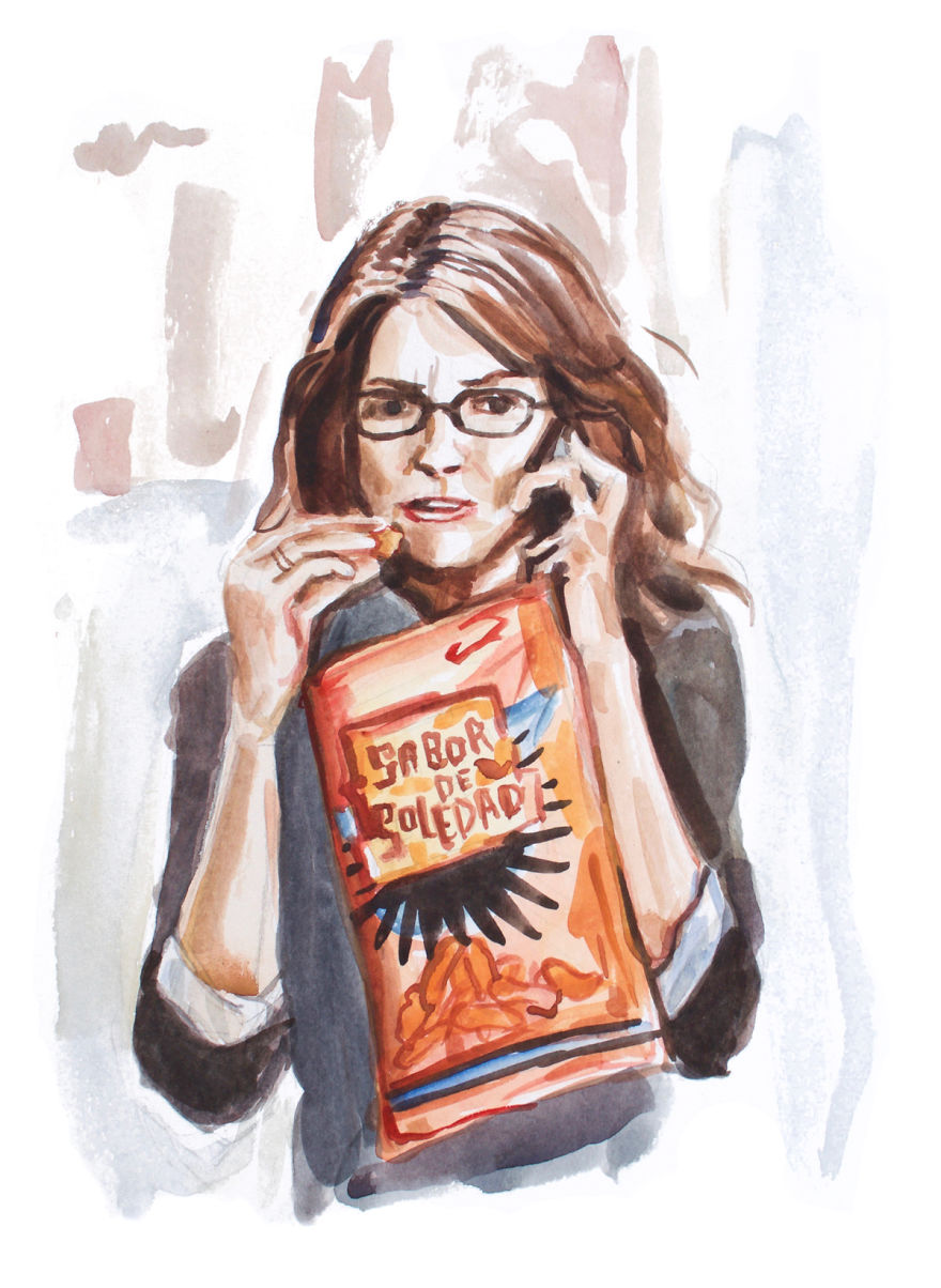 I Made Paintings Of People On The Phone