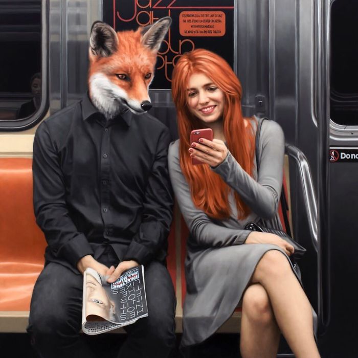 These Surreal Portraits Show How “Wild” The New York Subway Is These Surreal Portraits Show How “Wild” The New York Subway Is