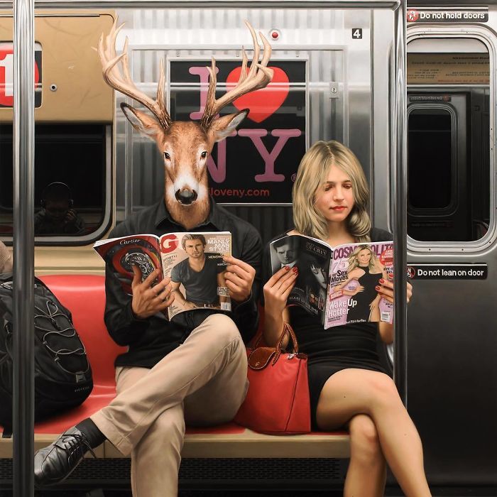 These Surreal Portraits Show How “Wild” The New York Subway Is These Surreal Portraits Show How “Wild” The New York Subway Is