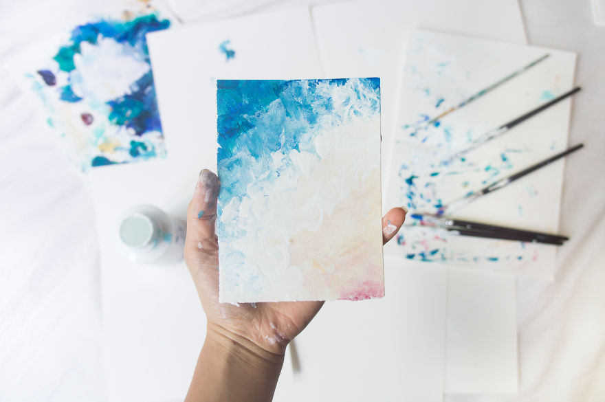 I Created 100 Abstract Paintings In 100 Days, And Gave Them To People Around The World I Created 100 Abstract Paintings In 100 Days, And Gave Them To People Around The World