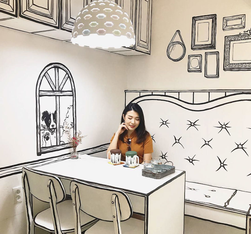 This Unusual Café In Seoul Will Make You Feel Like You Walked Into A Cartoon This Unusual Café In Seoul Will Make You Feel Like You Walked Into A Cartoon