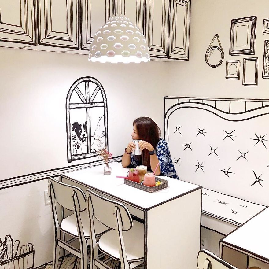 This Unusual Café In Seoul Will Make You Feel Like You Walked Into A Cartoon This Unusual Café In Seoul Will Make You Feel Like You Walked Into A Cartoon