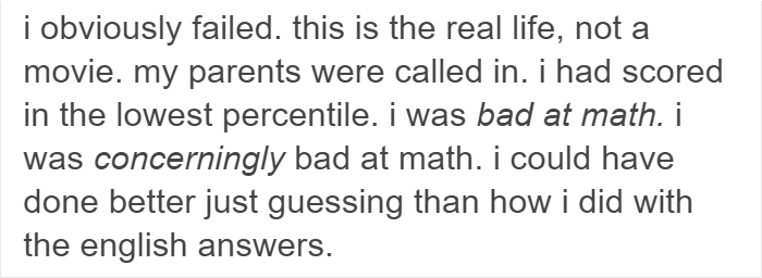 This Woman Blamed The School System For Failing A Math Test, But Not Everyone Agrees This Woman Blamed The School System For Failing A Math Test, But Not Everyone Agrees