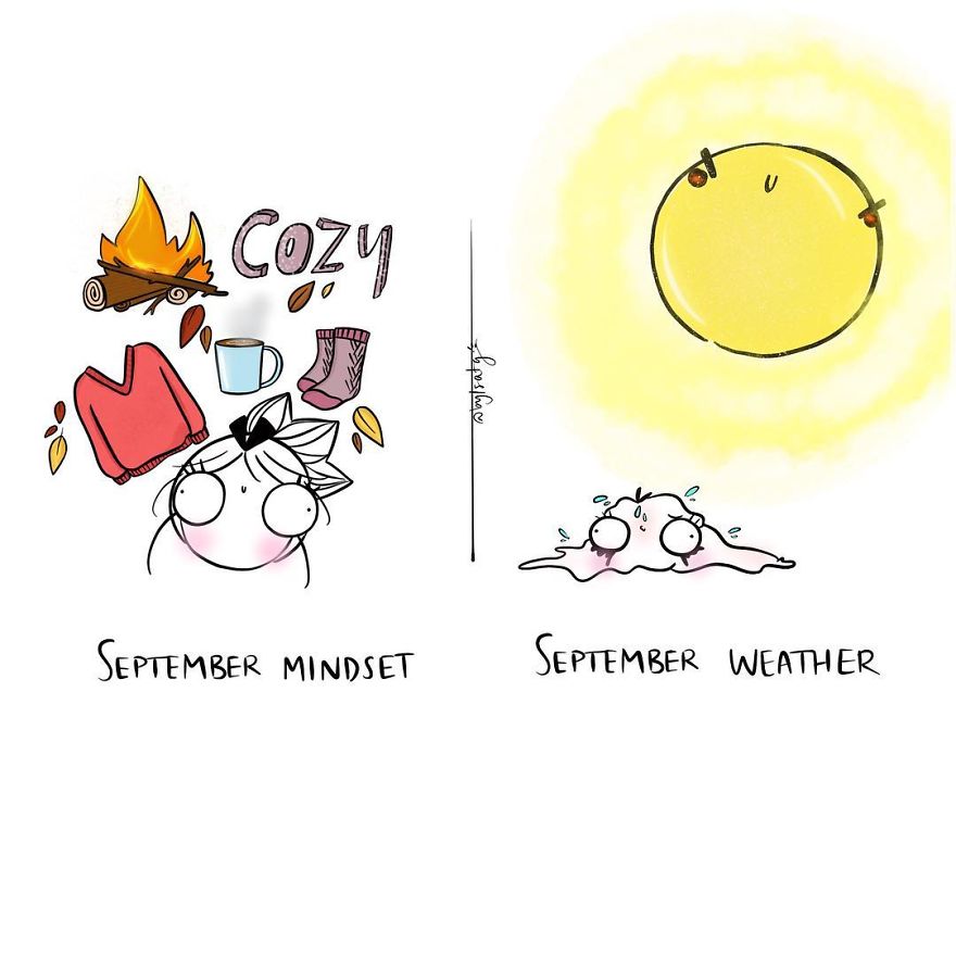 I Draw Relatable Comics About Petunia Who Helps Me To Look At Life From A Humorous Perspective