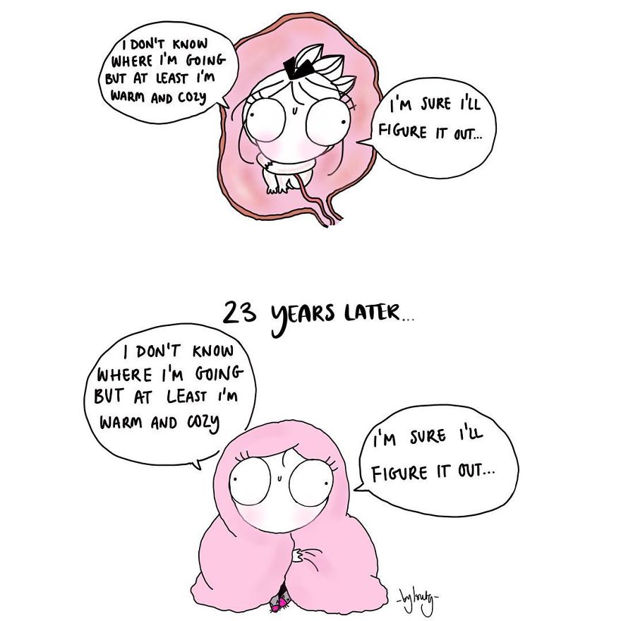 I Draw Relatable Comics About Petunia Who Helps Me To Look At Life From A Humorous Perspective