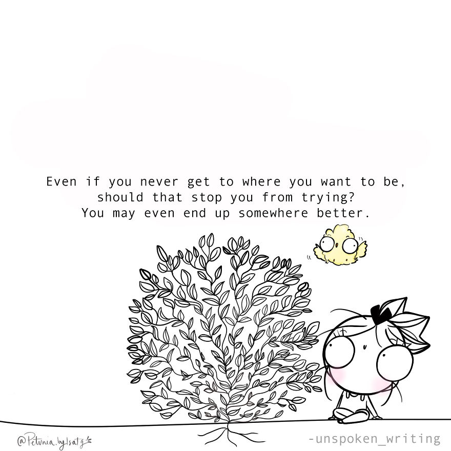 I Draw Relatable Comics About Petunia Who Helps Me To Look At Life From A Humorous Perspective