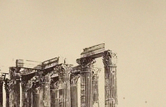 Guy Notices Something Odd On Top Of Zeus’ Temple In 1858 Photo, Discovers What They Don’t Teach At School Guy Notices Something Odd On Top Of Zeus’ Temple In 1858 Photo, Discovers What They Don’t Teach At School