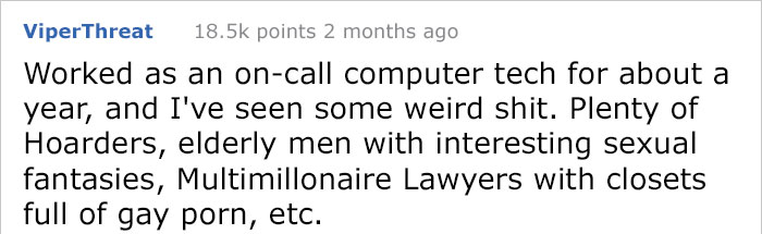 This Guy Shared The Weirdest Thing He’s Seen At A Client’s House And It’s Hard Not To Laugh At It