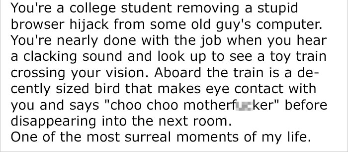 This Guy Shared The Weirdest Thing He’s Seen At A Client’s House And It’s Hard Not To Laugh At It