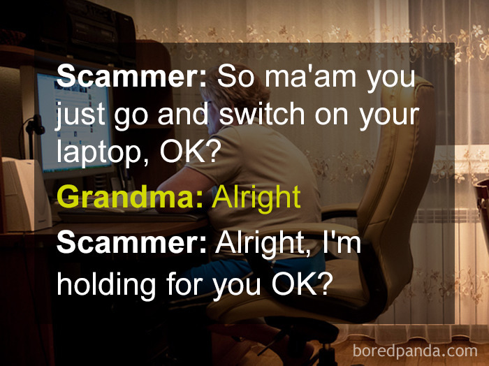 A Scammer Thought He Was Scamming A 83-Year-Old Grandma But Ended Up Getting The Lesson Of A Lifetime A Scammer Thought He Was Scamming A 83-Year-Old Grandma But Ended Up Getting The Lesson Of A Lifetime