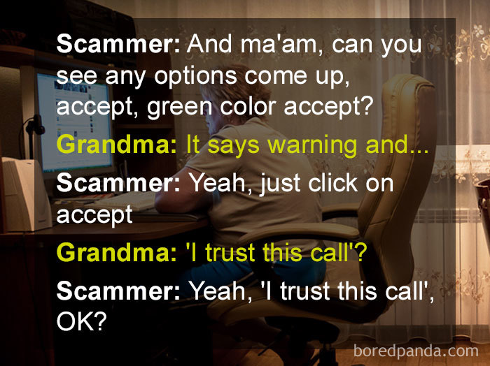 A Scammer Thought He Was Scamming A 83-Year-Old Grandma But Ended Up Getting The Lesson Of A Lifetime A Scammer Thought He Was Scamming A 83-Year-Old Grandma But Ended Up Getting The Lesson Of A Lifetime