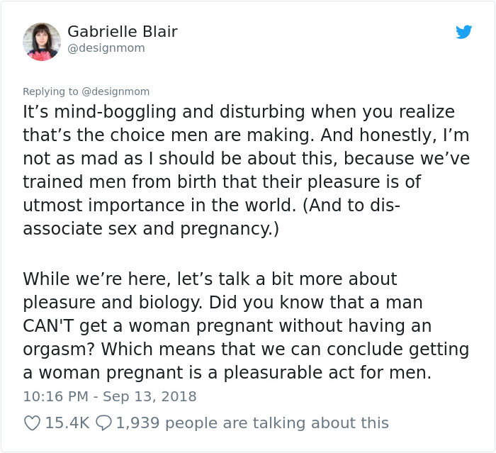 Mom-Of-Six Explains Why “Men Cause 100% Of Unplanned Pregnancies” And Many Agree Mom-Of-Six Explains Why “Men Cause 100% Of Unplanned Pregnancies” And Many Agree