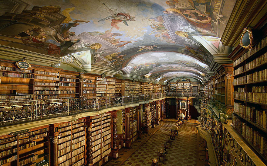 The World’s Most Beautiful Library Is In Prague, Czech Republic The World’s Most Beautiful Library Is In Prague, Czech Republic