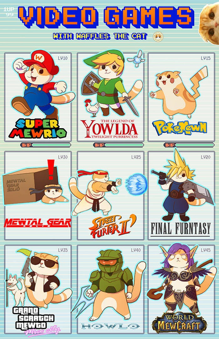 Illustrator Reimagines Famous Characters As Adorable Kittens And It’s Purrfect Illustrator Reimagines Famous Characters As Adorable Kittens And It’s Purrfect