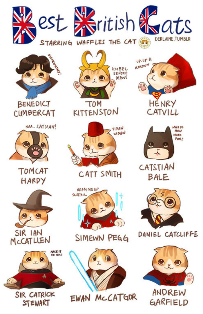 Illustrator Reimagines Famous Characters As Adorable Kittens And It’s Purrfect Illustrator Reimagines Famous Characters As Adorable Kittens And It’s Purrfect