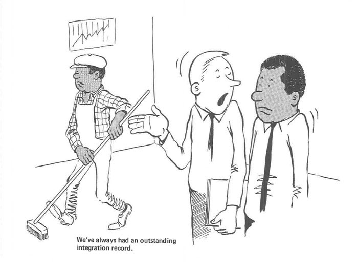 This Black Guy Drew What It Was Like Being The Only Black Man In A White Office In The 60s, And It’s Worse Than You Think This Black Guy Drew What It Was Like Being The Only Black Man In A White Office In The 60s, And It’s Worse Than You Think