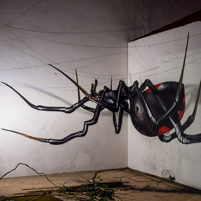 Portuguese Street Artist Paints 3D Creature Graffiti And It&#8217;s Not For The Faint Of Heart (39 Pics)