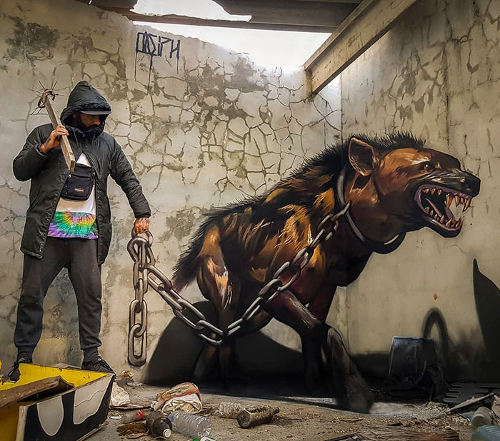 Portuguese Street Artist Paints 3D Creature Graffiti And It&#8217;s Not For The Faint Of Heart (39 Pics)