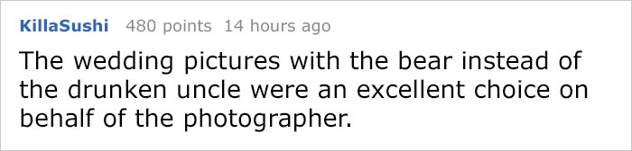 The Internet Is Cracking Up Over This Bear’s Reaction To This Couple Getting Married At The Zoo (3 Pics)