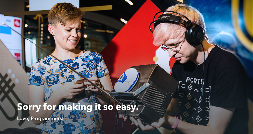 Programmers To Non-Programmers: Sorry For Making It So Easy Programmers To Non-Programmers: Sorry For Making It So Easy