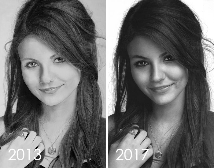 30 Artists Challenge Themselves To Redraw Their Old ‘Crappy’ Drawings, Prove That Practice Makes Perfect 30 Artists Challenge Themselves To Redraw Their Old ‘Crappy’ Drawings, Prove That Practice Makes Perfect