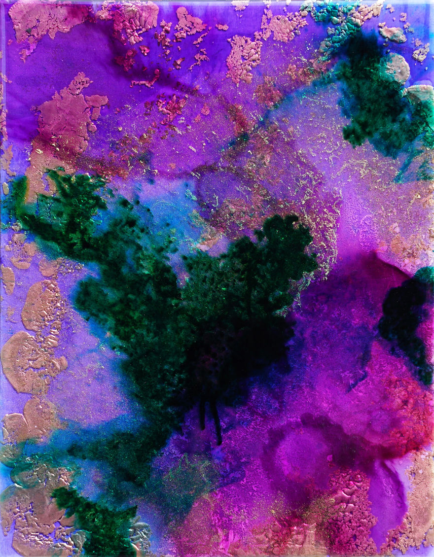 Watch This Artist Set Her Paintings On Fire