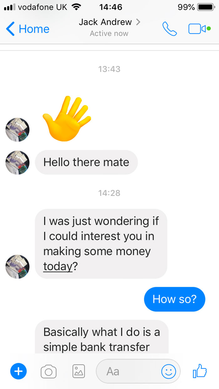 This Guy Responds To An Online Scammer, And Things Got Weird Pretty Quickly This Guy Responds To An Online Scammer, And Things Got Weird Pretty Quickly