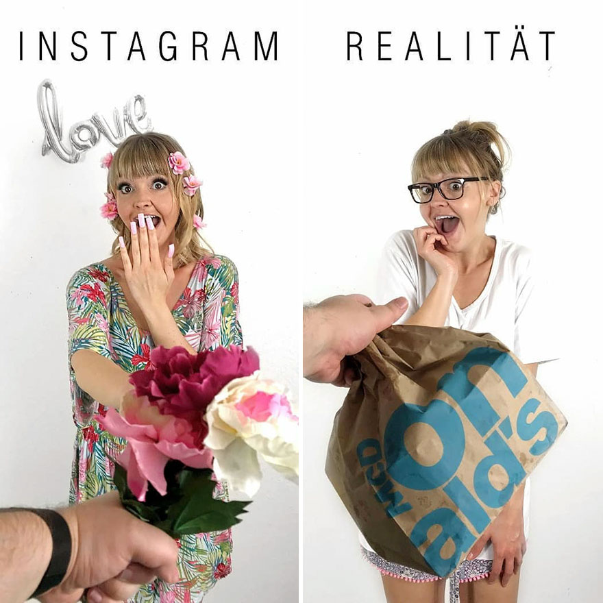 Instagram vs. Reality: German Artist Makes Fun Of Those Perfect Instagram Photos Instagram vs. Reality: German Artist Makes Fun Of Those Perfect Instagram Photos