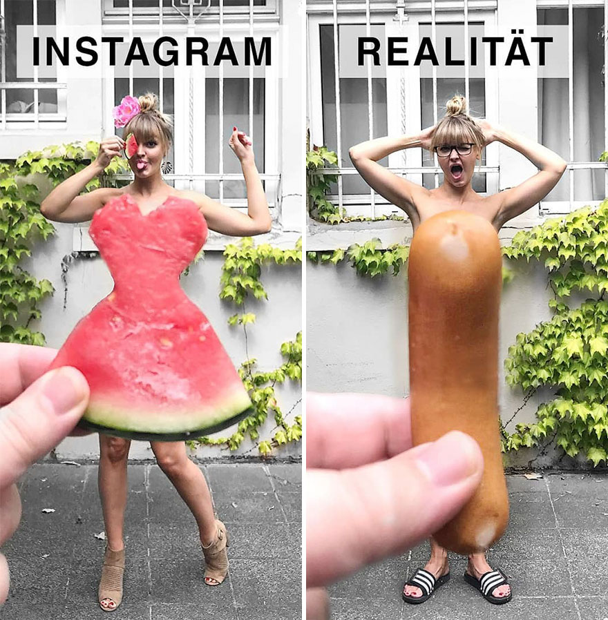 Instagram vs. Reality: German Artist Makes Fun Of Those Perfect Instagram Photos