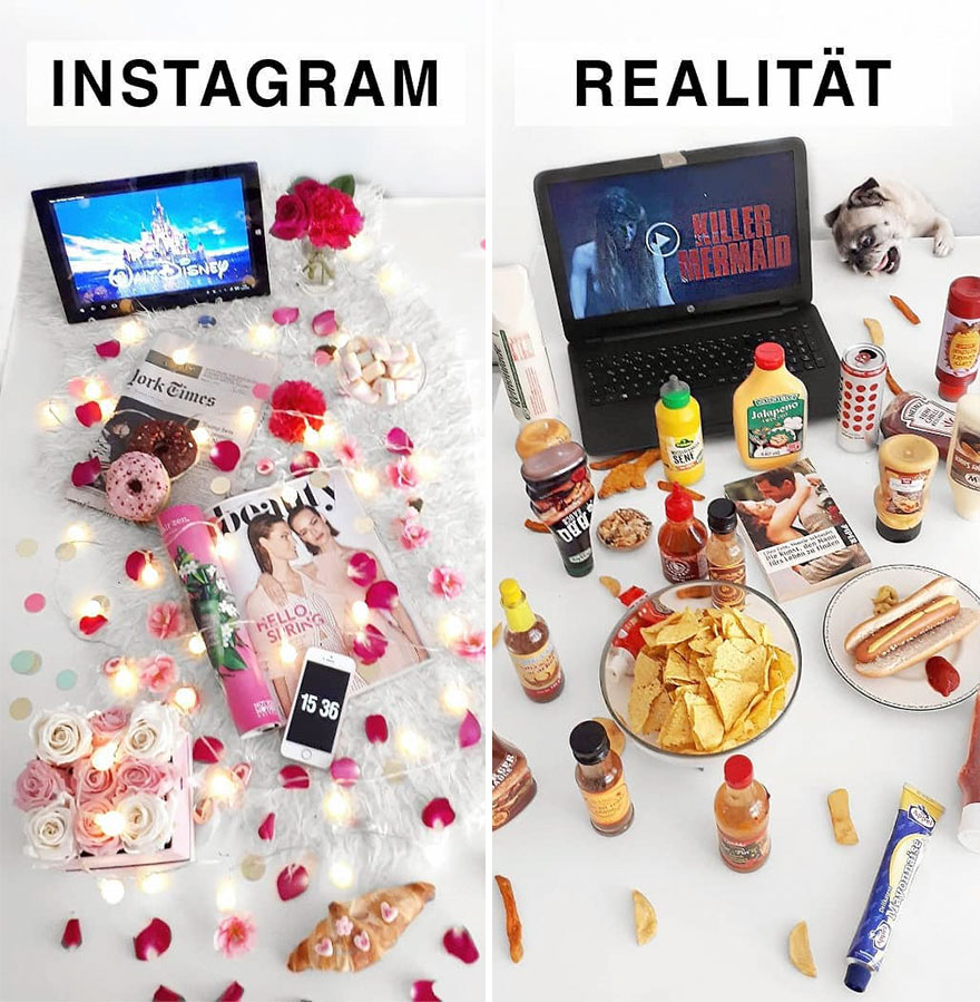 Instagram vs. Reality: German Artist Makes Fun Of Those Perfect Instagram Photos Instagram vs. Reality: German Artist Makes Fun Of Those Perfect Instagram Photos