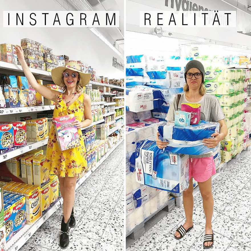 Instagram vs. Reality: German Artist Makes Fun Of Those Perfect Instagram Photos