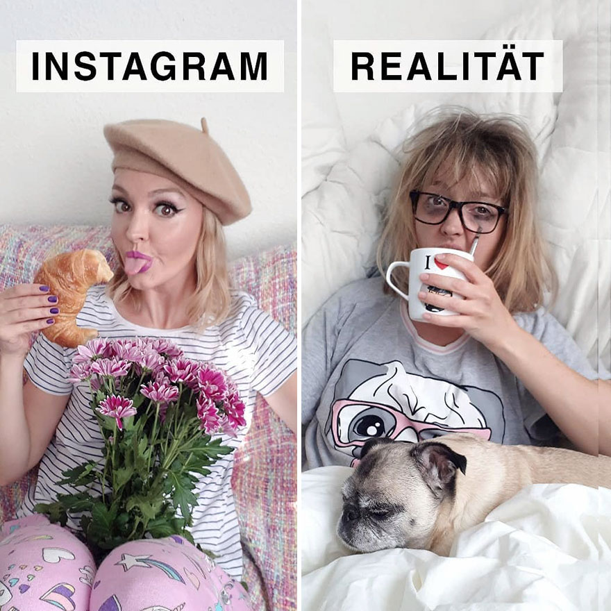 Instagram vs. Reality: German Artist Makes Fun Of Those Perfect Instagram Photos Instagram vs. Reality: German Artist Makes Fun Of Those Perfect Instagram Photos