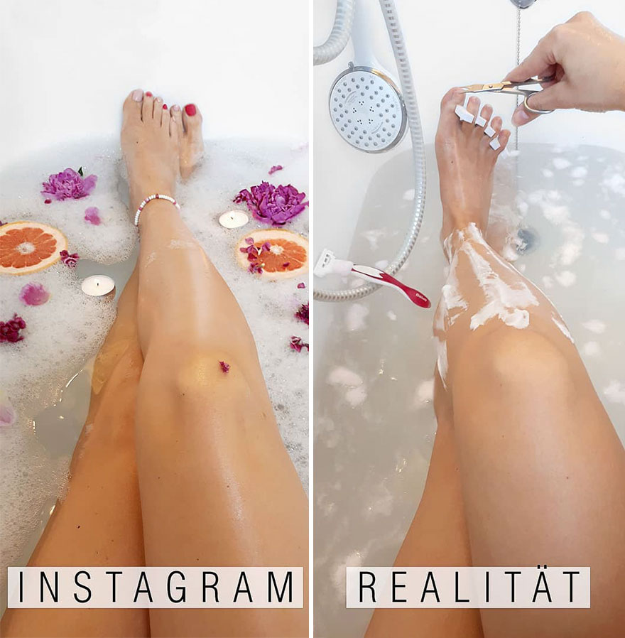 Instagram vs. Reality: German Artist Makes Fun Of Those Perfect Instagram Photos