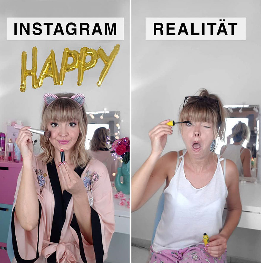 Instagram vs. Reality: German Artist Makes Fun Of Those Perfect Instagram Photos Instagram vs. Reality: German Artist Makes Fun Of Those Perfect Instagram Photos