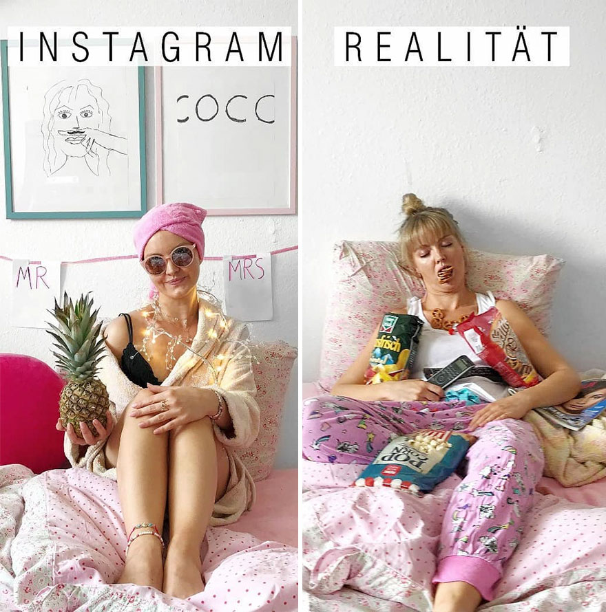 Instagram vs. Reality: German Artist Makes Fun Of Those Perfect Instagram Photos