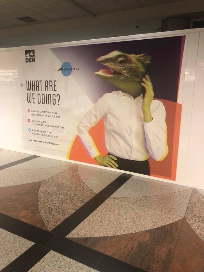 Denver International Airport Trolls Travelers With The Most Genius Conspiracy Theory Campaign
