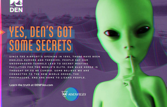 Denver International Airport Trolls Travelers With The Most Genius Conspiracy Theory Campaign