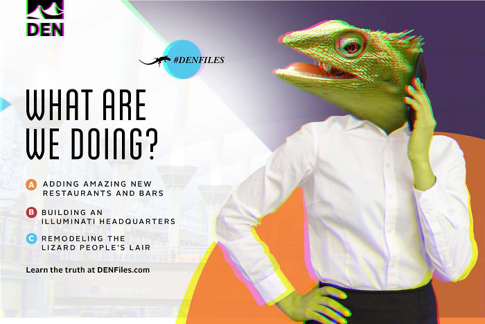 Denver International Airport Trolls Travelers With The Most Genius Conspiracy Theory Campaign